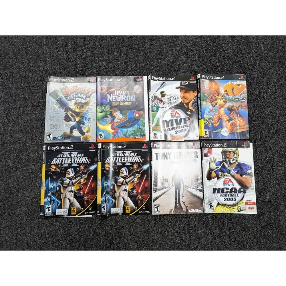 Original Authentic PlayStation 2 Game Manuals Cover Case Artwork Inserts Lot